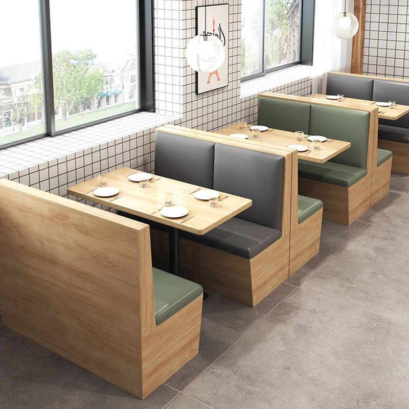 

Restaurant Furniture Custom Modern Banquette Seating Restaurant Cafe Restaurant Booth Dining Set