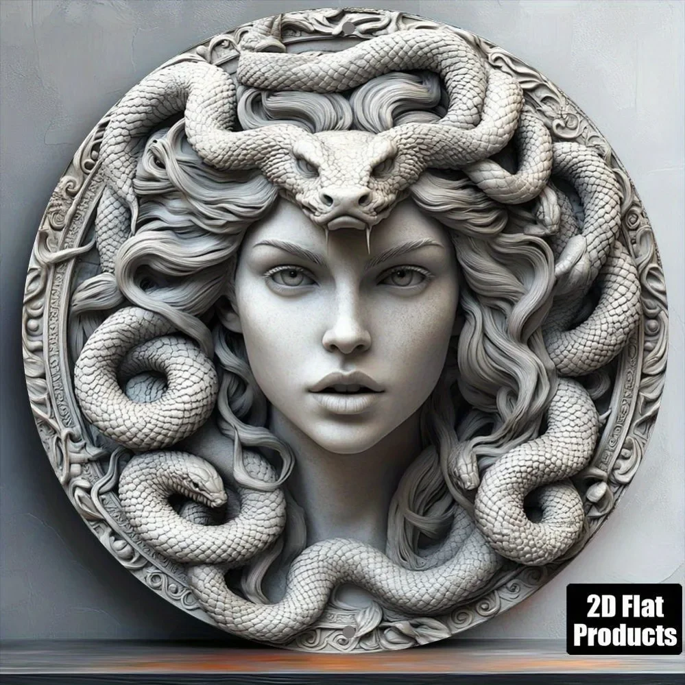 Vintage Medusa Theme Suitable for Bars, Kitchens, Cafes, Home Rooms, Office Decorations, Holiday Gifts