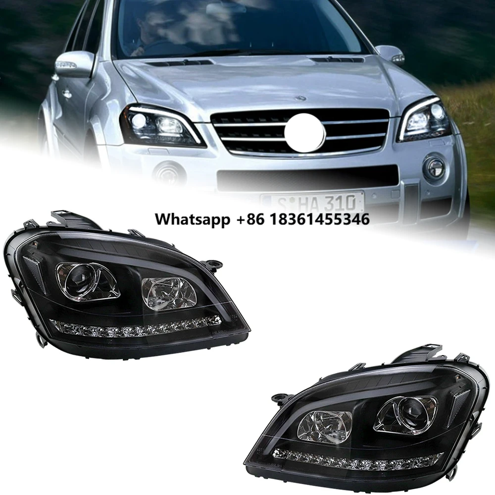 for  W164 Headlights 2005-2008 ML350 ML400 ML500 LED Headlight DRL Signal auto Accessories