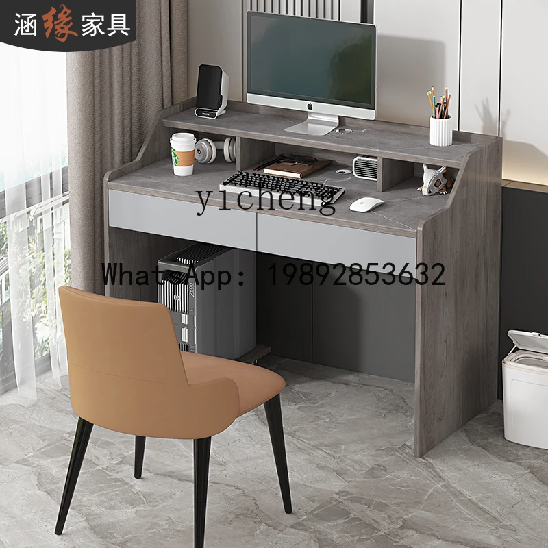 AA  light luxury rock slab desk desktop computer desk small household multi-function desk table