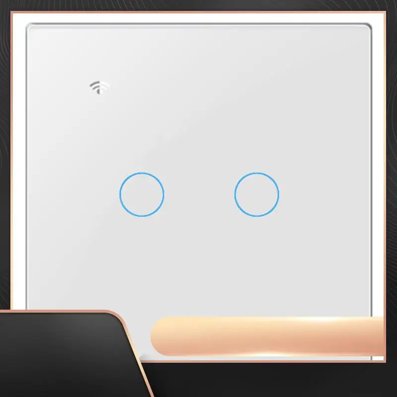 

Thoughthome Tuya Zigbee Smart Switch Intelligent Control Switch Zero Fire Line 2 Switch White