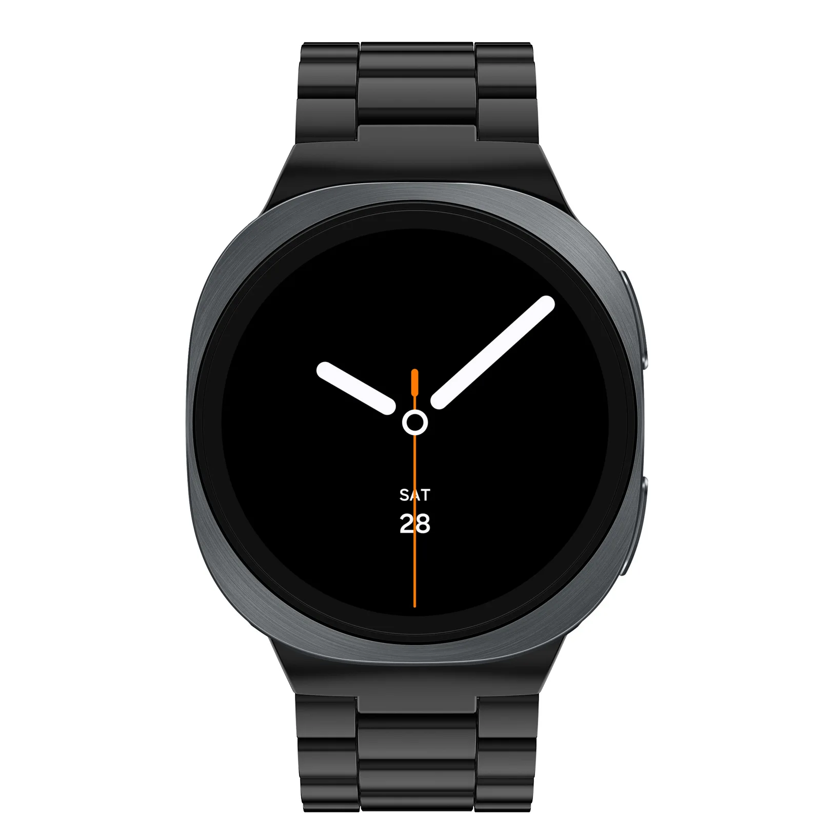 Samsung Galaxy Watch 8 44mm 40mm Ultra 2用 ステンレススチール製ストラップ ブレスレット メタル ノーギャップバンド Galaxy Ultra 8 Classic ウォッチバンド
