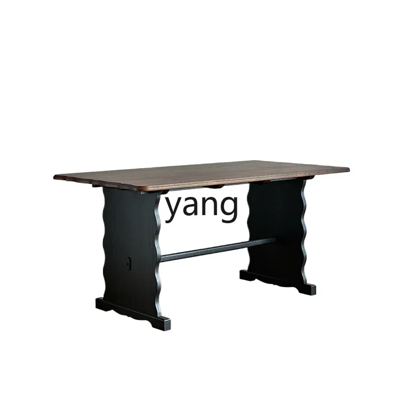 

LTT Solid Wood Living Room Large Long Desk Home Double Office Desk Living Room Large Board Desk