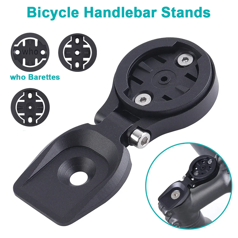 Bicycle Computer Holder Adjustable Mount Stopwatch Speedometer Support Stand for Garmin Bryton Wahoo Bicycle Computer Stem Mount