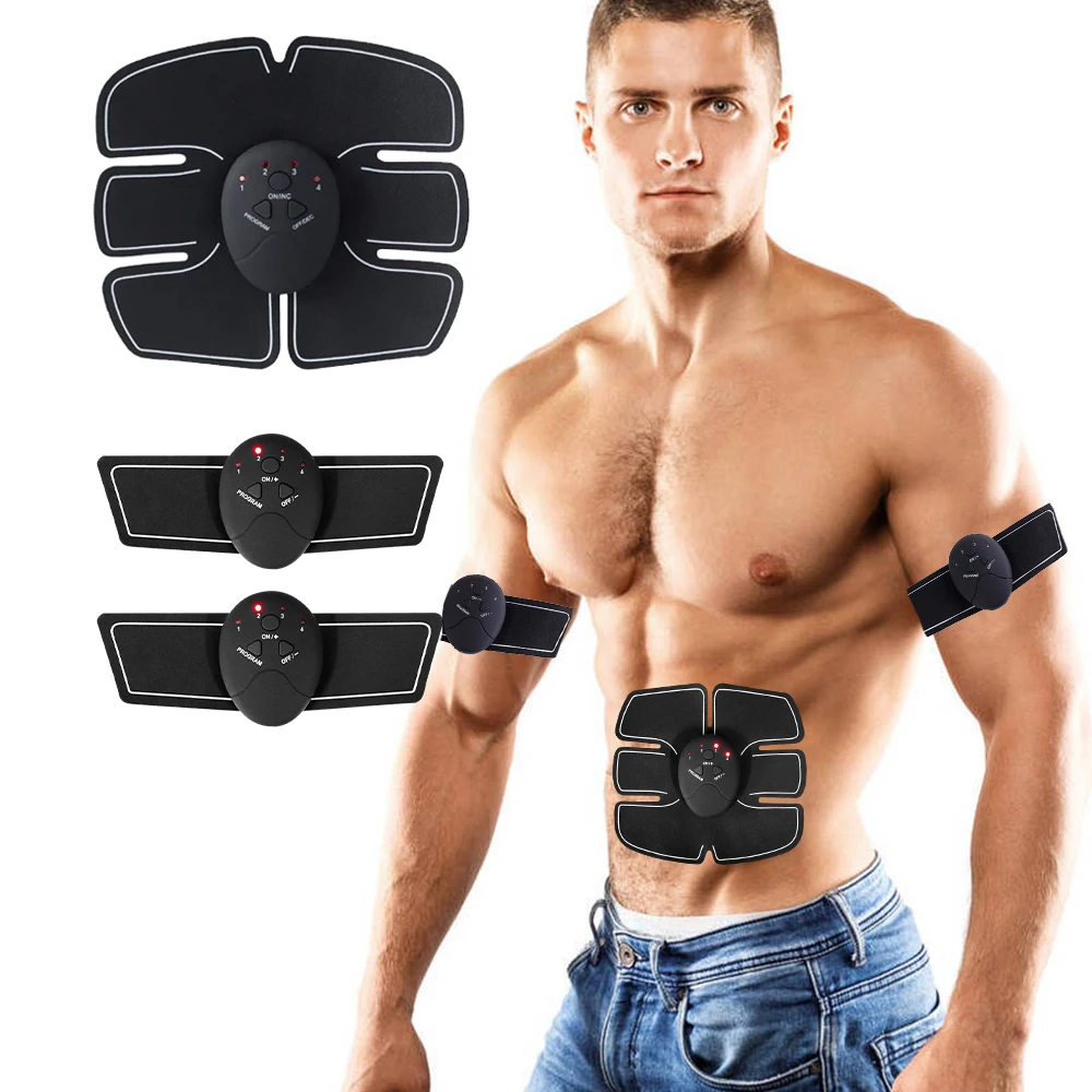 Wireless Electric Abdominal Muscle Stimulator Trainer Slimming Muscle Toner Massager For Fitness And Body Shaping Care Home Gym