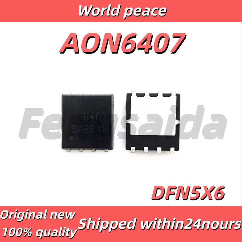 (1-10pcs)100% Brand new original AON6407 SMD DFN5X6-8 printing 6407 single P-channel 30V 85A MOSFET