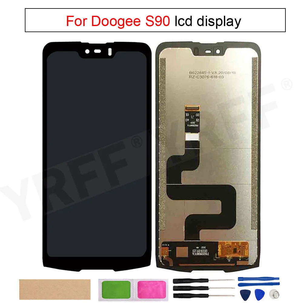 LCD Display Touch Screen Digitizer Assembly for Doogee S90 Pro,Phone Screen Repair