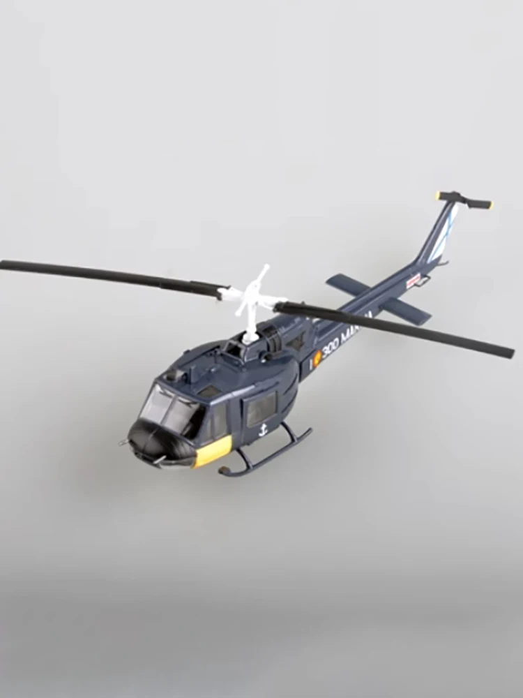 Diecast 1:72 Scale UH-1F Huey helicopter Spanish Navy finished plastic simulation model Static decoration Souvenir gifts for boy