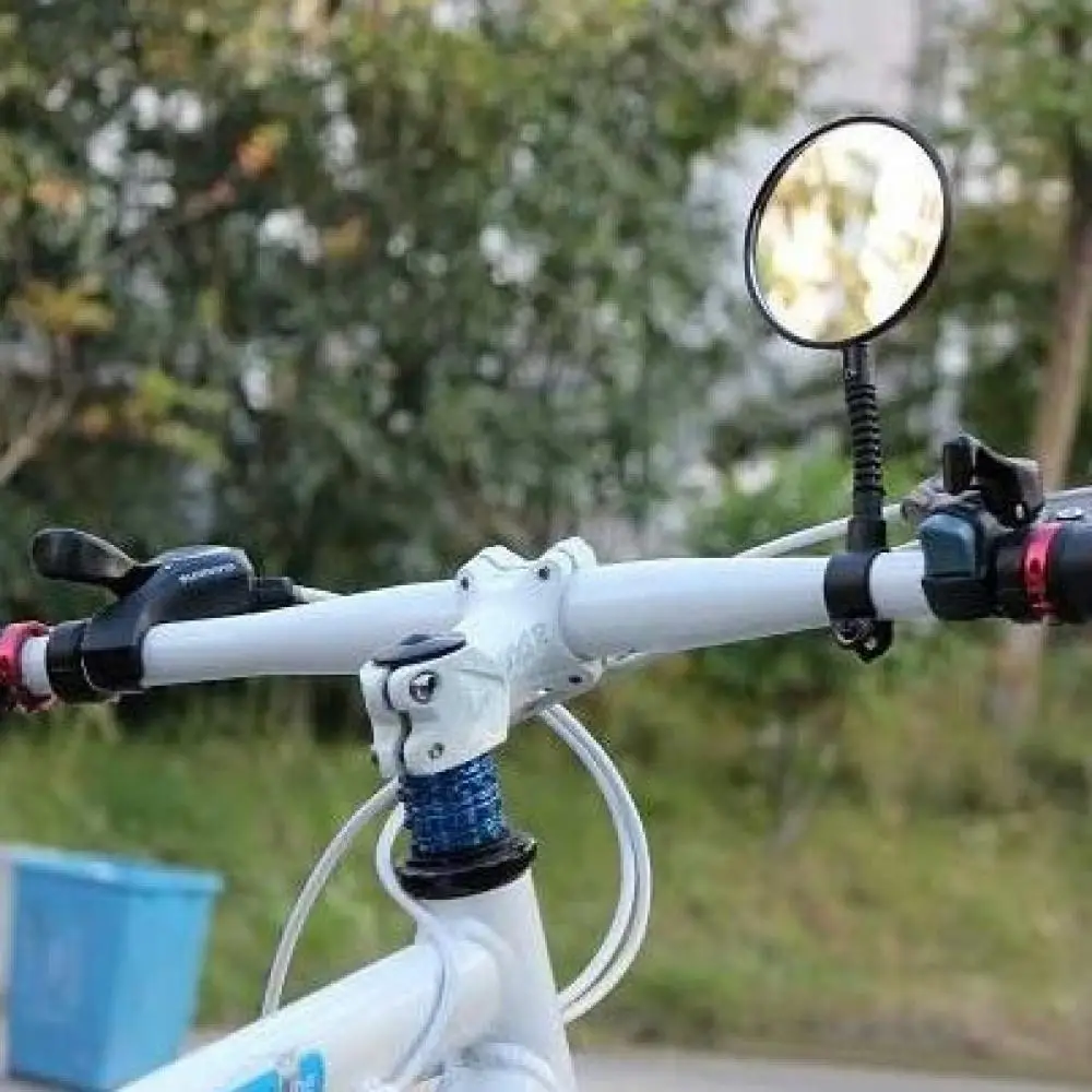 Adjustable Bicycle Reflector Rearview Mirror Bike Safety with Riding Accessories