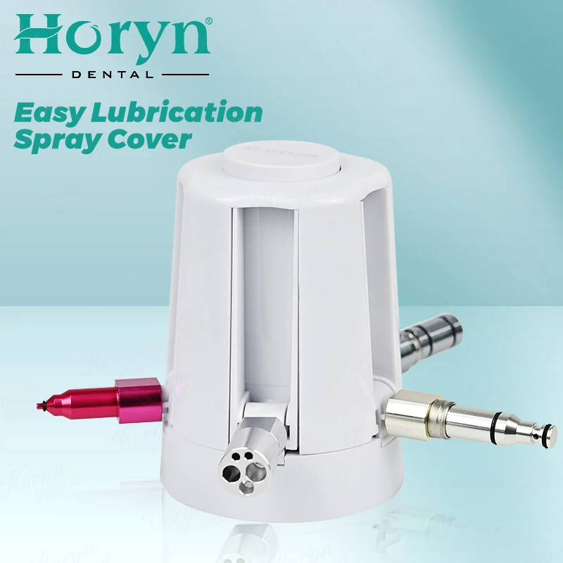 Dental Handpiece Lubrication System Dental Handpiece Cleaning Machine Oil Spray With 5 Style Connector Portable Maintenance Tool