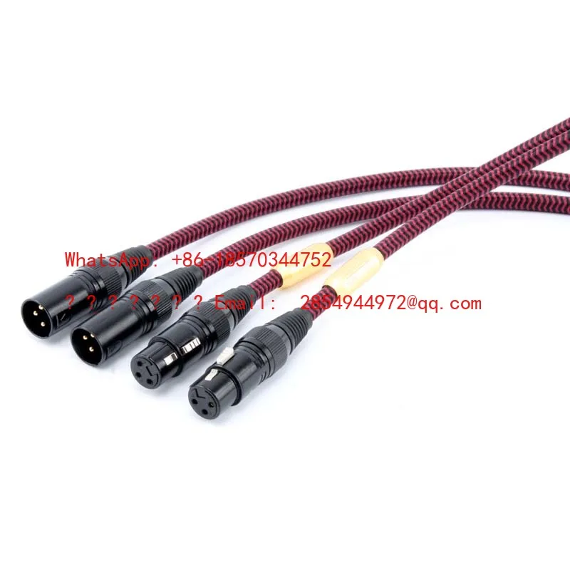 6N Oxygen-free Copper Balance Line Condenser Microphone Xanon Line Fever Kalong Male To Female Audio Cable