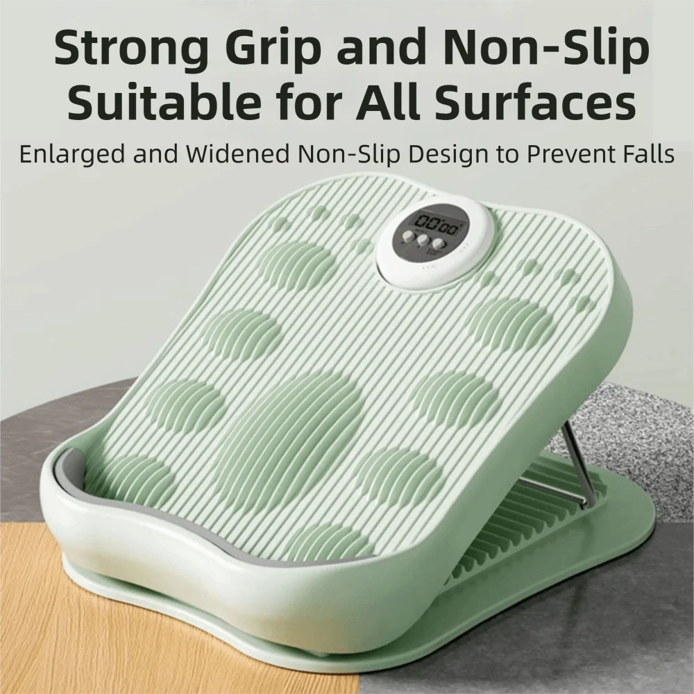 Solid Color Stretch Board Adjustable Incline with Counter Calf Stretcher Non-Slip Surface Portable Stretching Slant Pedal