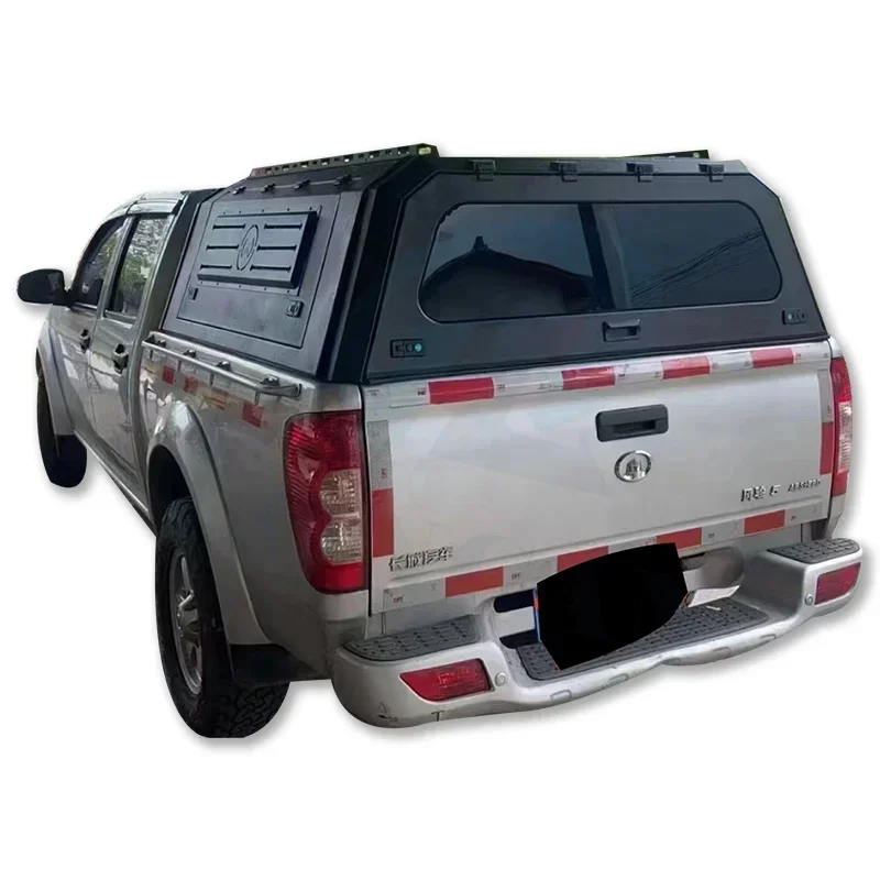 

Custom Multifunctional High-grade Manganese Steel 4x4 Pick Up Pickup Truck Canopy Topper For Great Wall