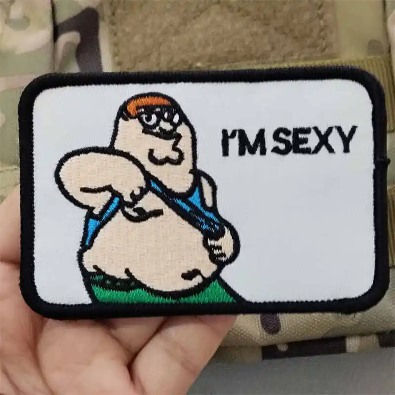 Parche táctico humorístico con gancho y bucle para uniforme - imagen 4