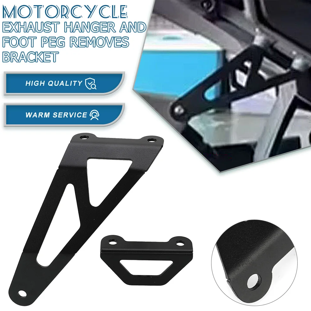

Motorcycle Accessories Iron Exhaust Hanger and Foot Peg Removes Bracket CFMOTO CF MOTO 450MT IBEX 450 ibex450 2024-2025-2026
