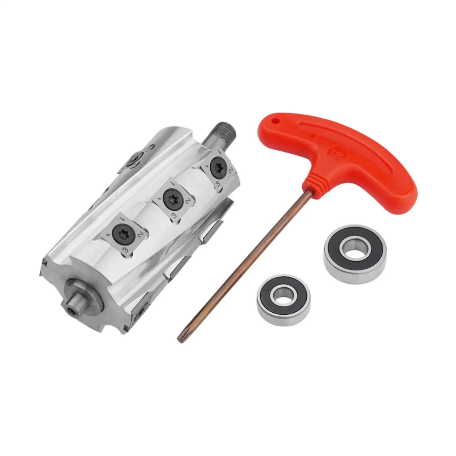Sprial Cutter Head Aluminum Alloy Woodworking Planer High Performance Tool for Carpentry Projects