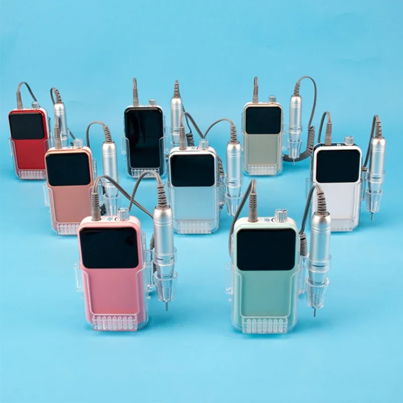 

Portable and Desktop Manicure Rechargeable Polisher Household Use Nail Remover Nail Grinder Professional Nail Equipment Tool