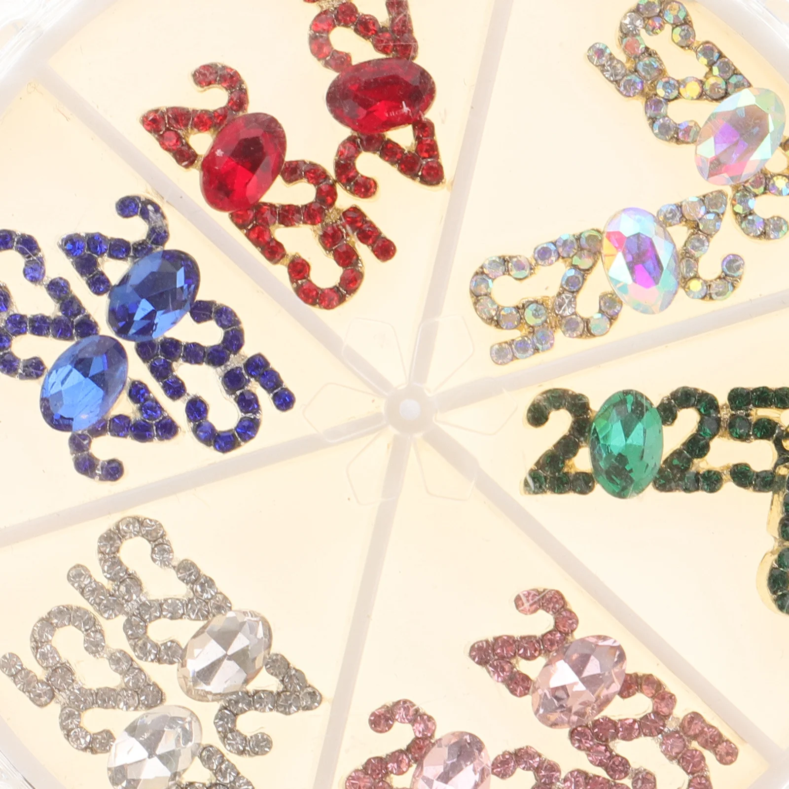 

12Pcs Number Nail Charms Dazzling Rhinestones Luxury Metal Alloy DIY Nail Art Accessory Fingernail Decorations