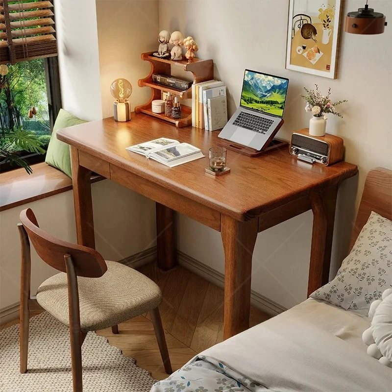 Solid wood narrow apartment bedroom learning to write long strip desktop computer desk