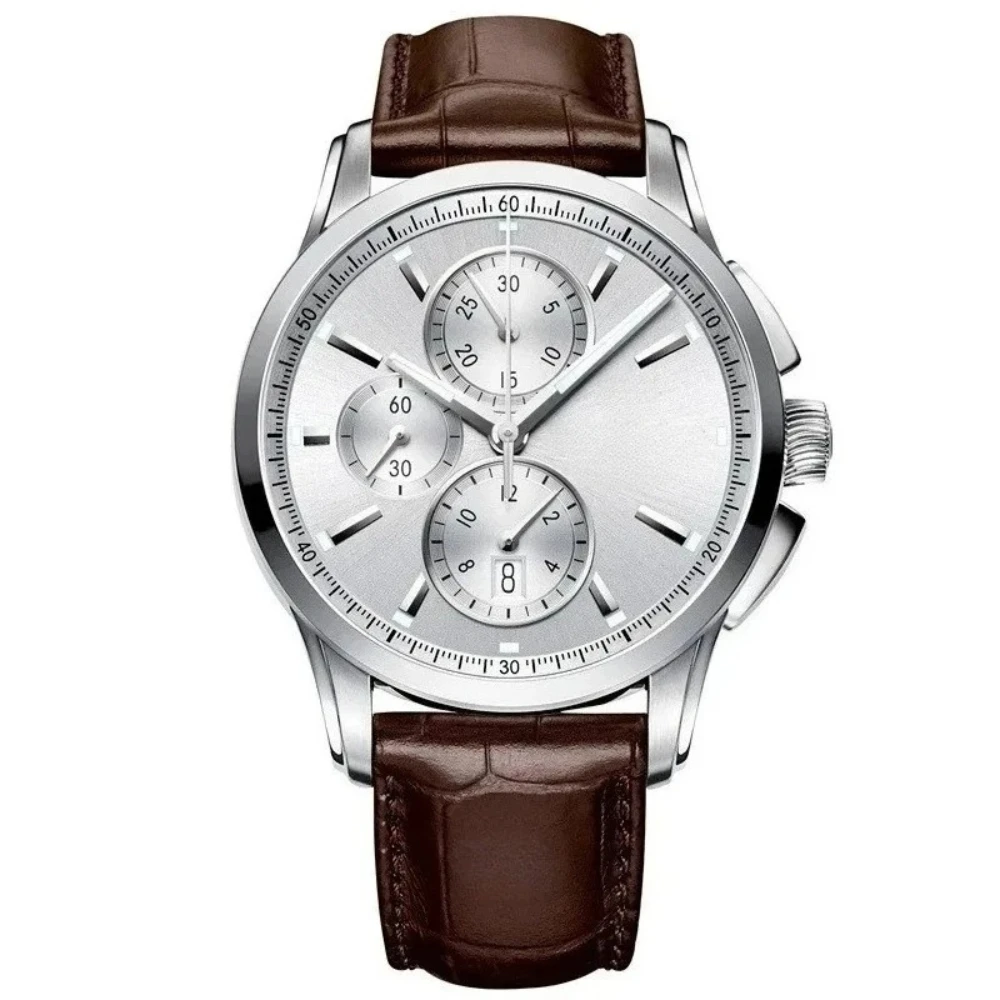 Fashion Leisure Men's Wrist Watch Professional Aviation Chronograph Luxury Date Display Quartz Movement Business Brand Watch