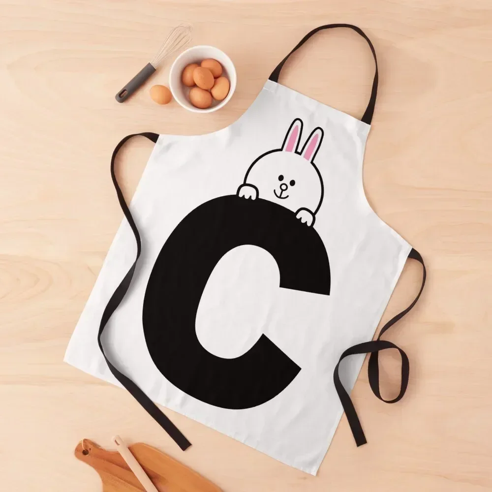 

C is for Cony Apron kitchen woman Kitchens Woman with pockets Apron