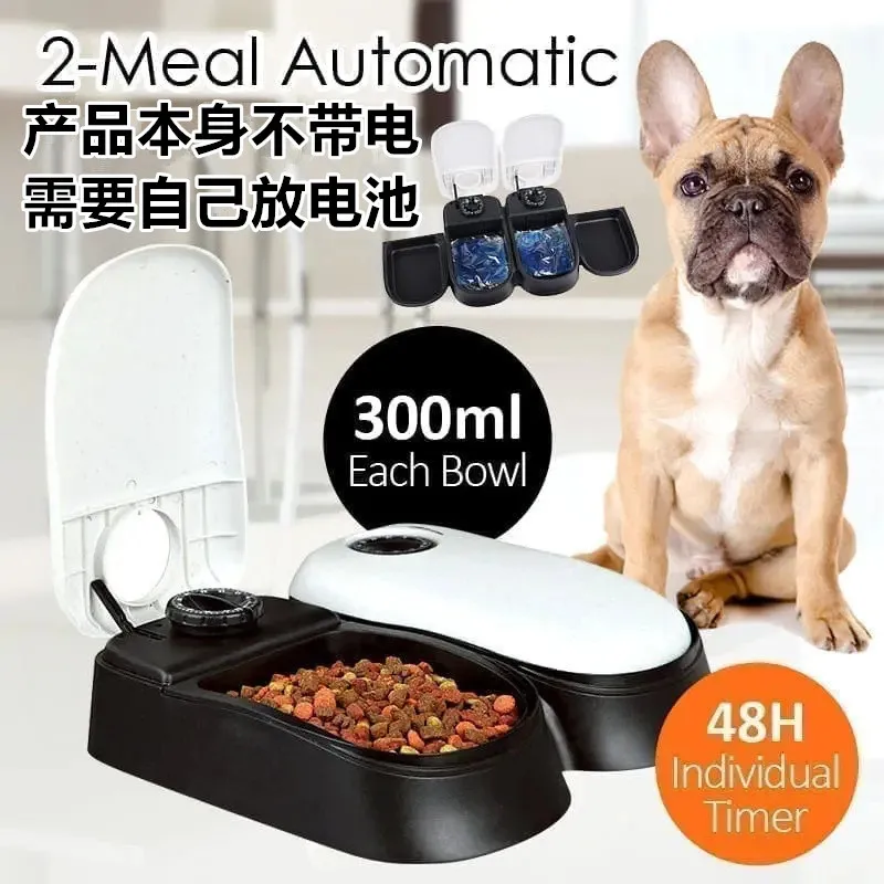 

Новая большая емкость и кормушка для собак, дозатор корма для домашних животных, автоматическая количественная кормушка с таймером