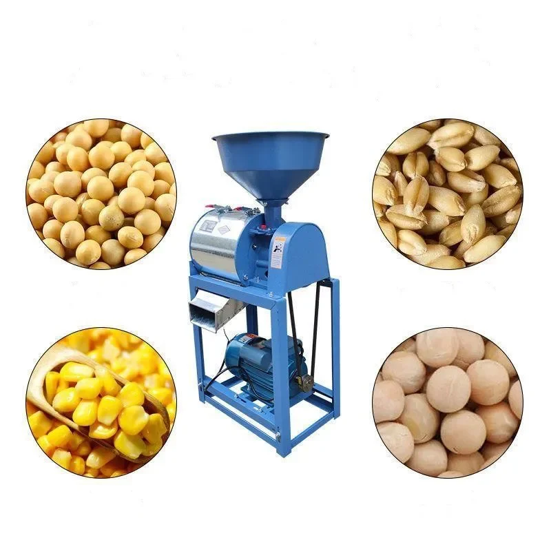 

Grain Flour Powder Grinder Corn Mill Pulverizer Spice Milling Crushing Machine for Straw Corn Wheat Flour Milling Machine With