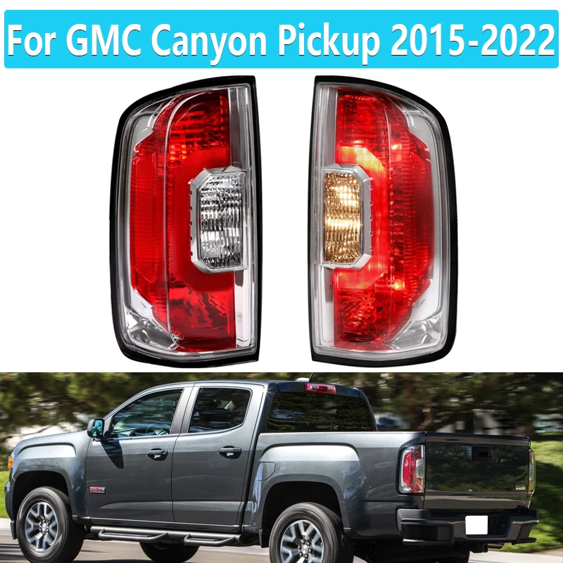 Для GMC Canyon Pickup 2015-2022 Автомобильный галогенный задний фонарь Задний стоп-сигнал Противотуманная фара с лампочкой 84916709 84916710