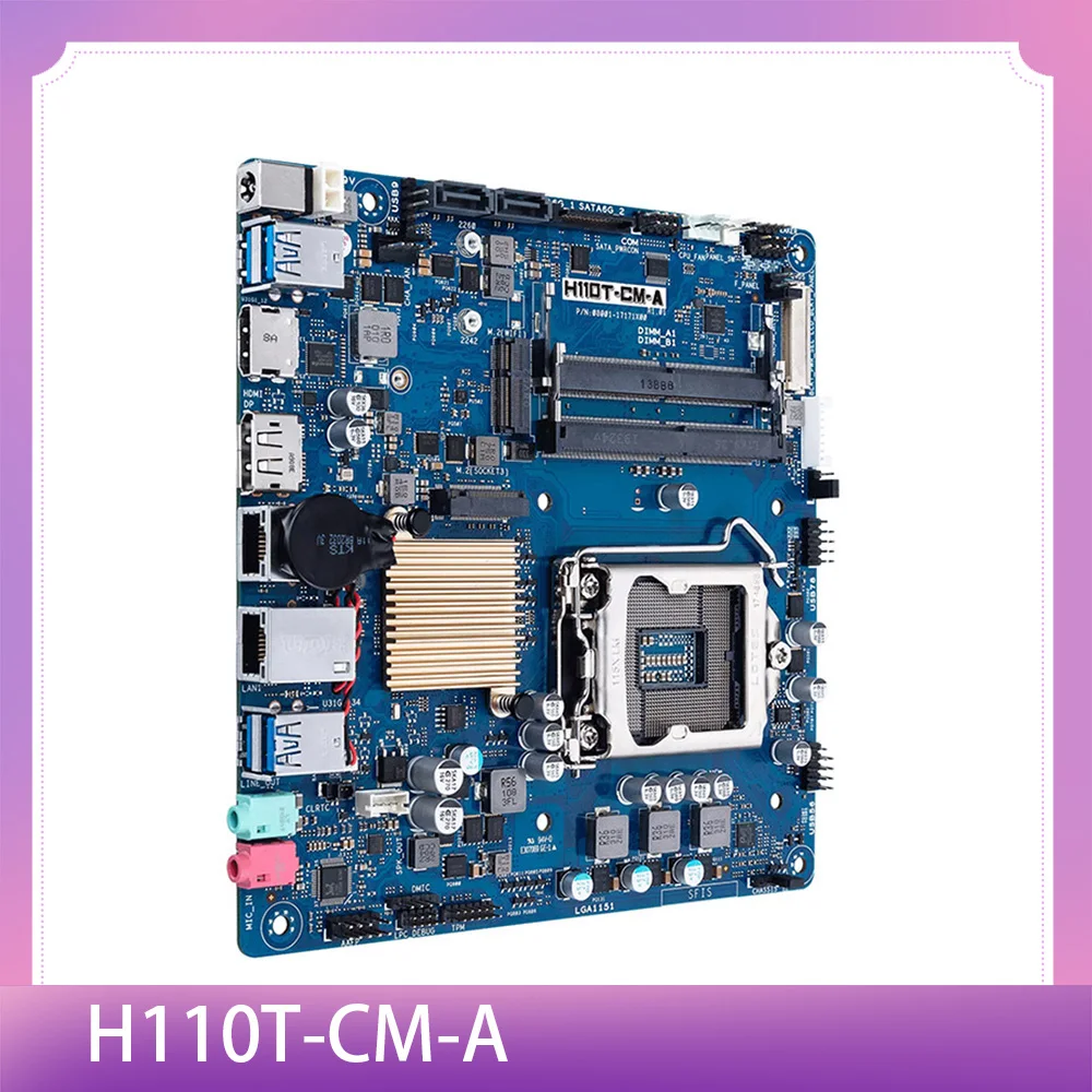 

Для материнской платы промышленного управления A-S-U-S с поддержкой шестого/сесватого процессора, двойной локальной сети, три дисплея H110T-CM-A