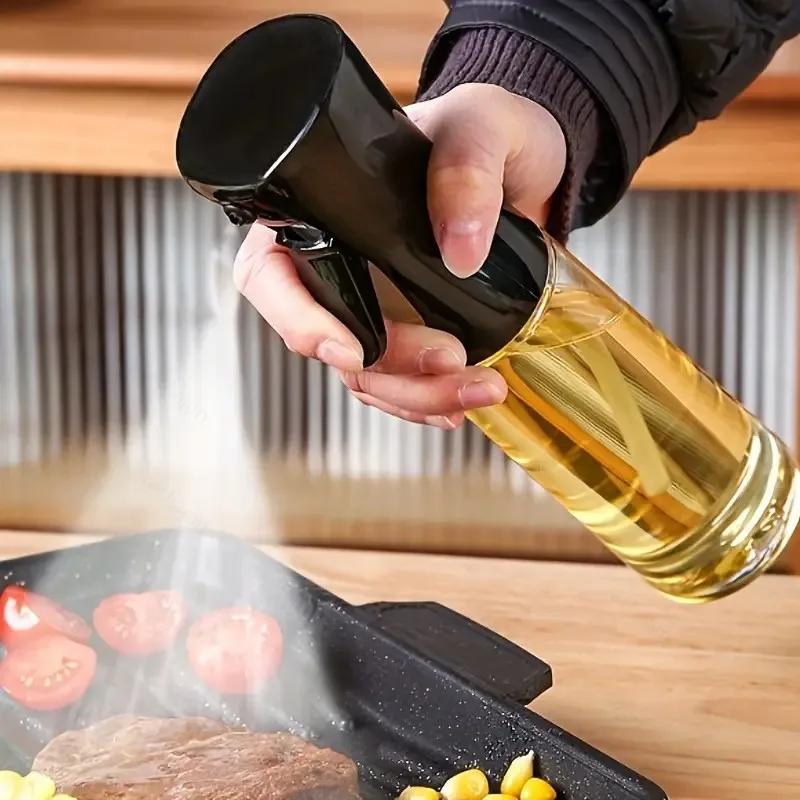 1pc 300ml Olivenöl Sprayer Flasche Küche Hochdruck Sprayer Flasche Auslaufsicher BBQ Air Friteuse Sprayer öl Camping Kochen