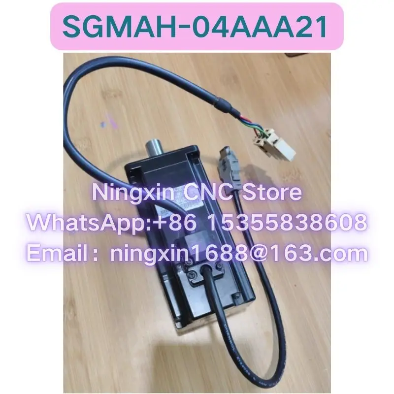 Second-hand SGMAH-04AAA21 servo motor Functional test OK Fast delivery