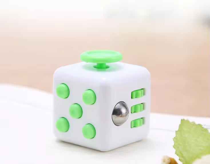 Creative Solid Color Fidget Dice handheld cube Release Stress Autism Anxiety Adult Kids Relief Anti-Stress finger children toys - Image 19