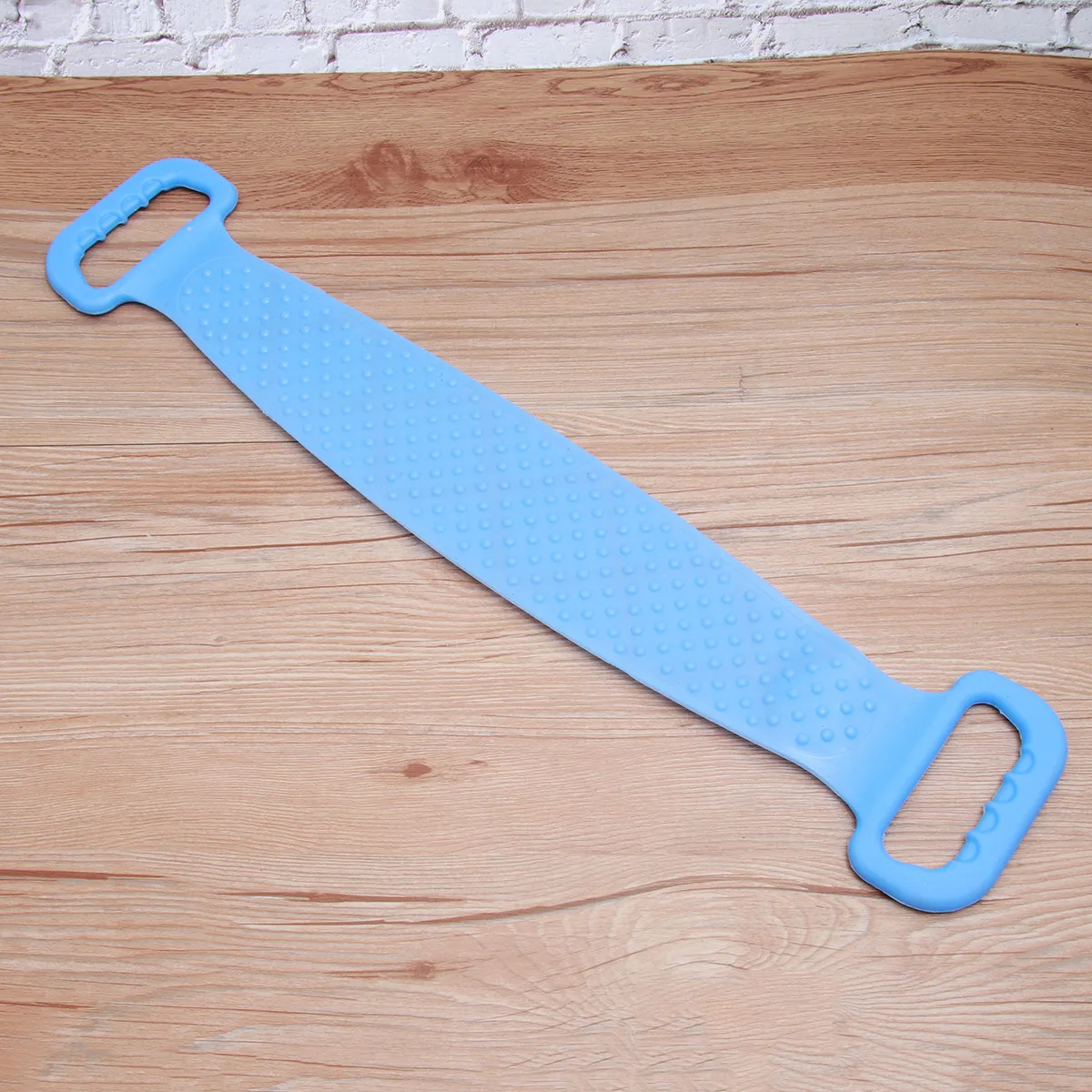 

Силиконовая мочалка-полотенце для глубокого очищения и отшелушивания кожи, портативный инструмент для душа с удобной ручкой для спины и шеи