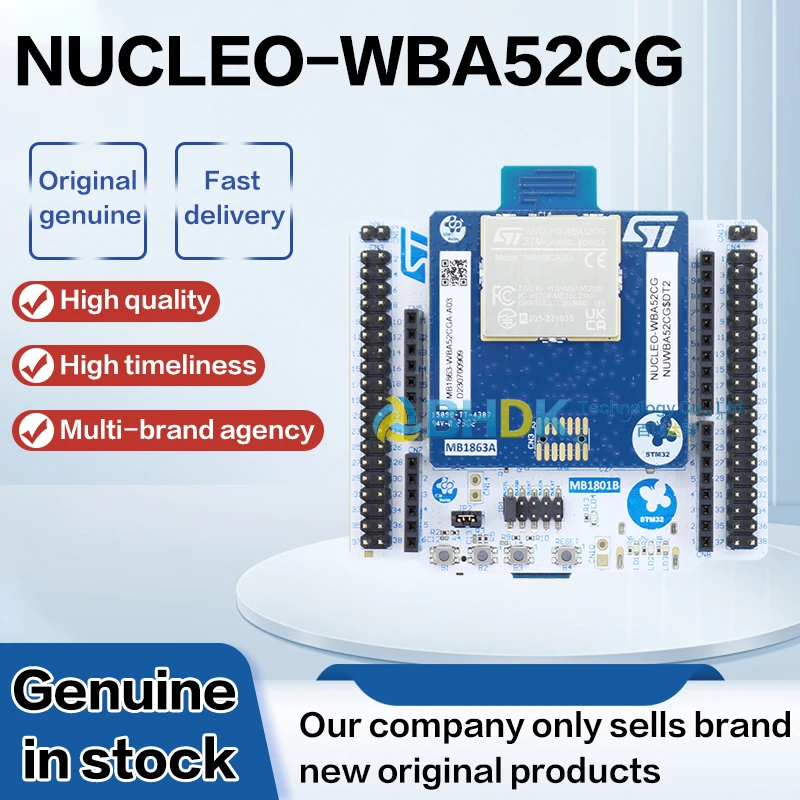 For ST NUCLEO-WBA52CG STM32WBA52 Bluetooth 5 STM32WBA52CGU6 MCU Evaluation Board