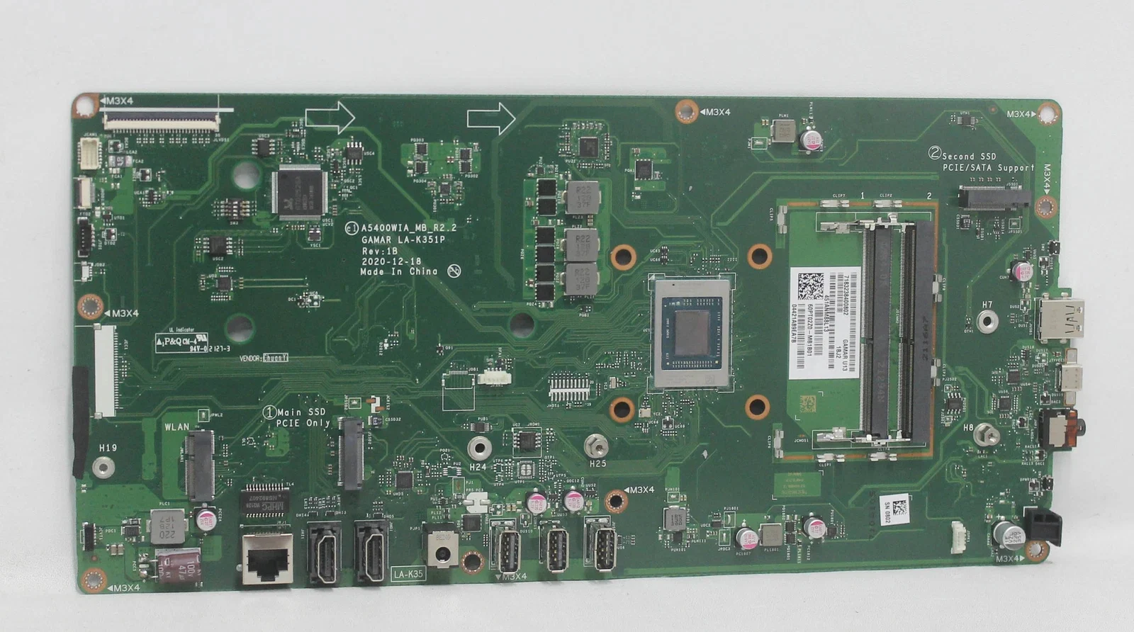 

For ASUS Zen AIO 24 M5401Wua AMD Ryzen 3 5300U Motherboard LA-K351P 90PT02Z0-R05000