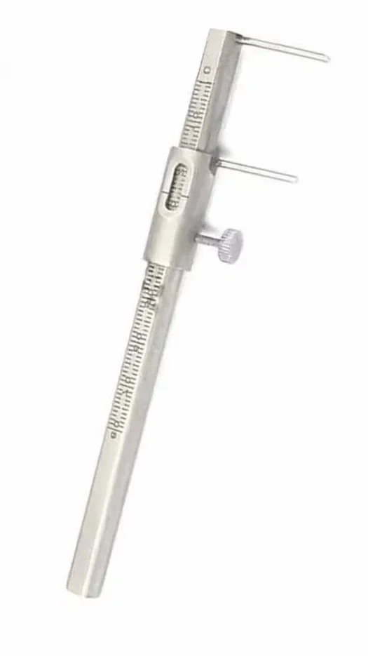 Vernier Caliper with Positioning Pen Vertical Planting High Depth Measuring Ruler Basis of Surgical Tools  fast shipping