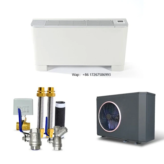 Industrial circulating fan coil/fan coil unit wall-mounted, floor-mounted, or ceiling-mounted for heating and cooling systems
