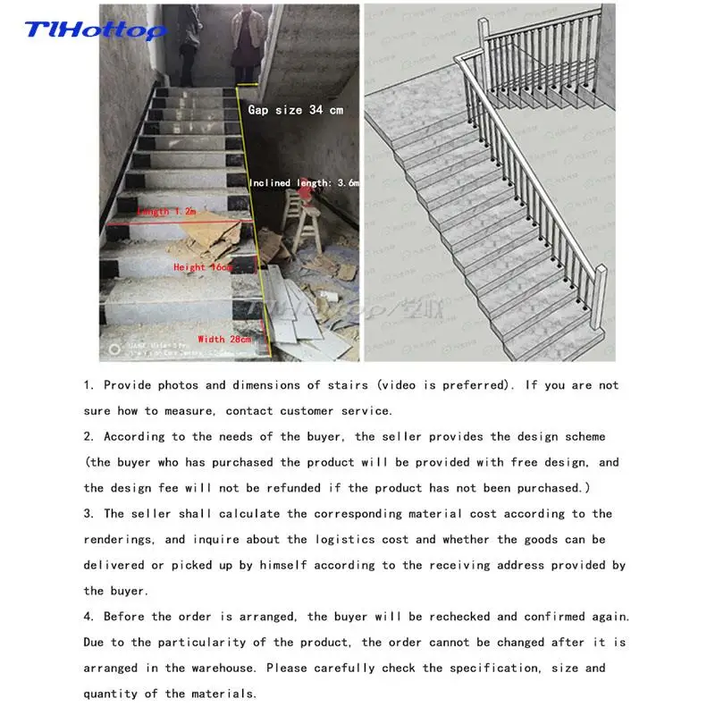 Modern Minimalist Wind Column Stair Guardrail Small Family Window Rail Compound Wood Rural Wind