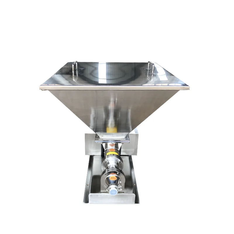 Bomba de tornillo mono de acero inoxidable con entrada abierta