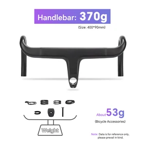 TKR100 Road Bike Routing Complete Cable Cable Integrated Carbon GUIDE DI2 With Spacers Pieces Cycling 8 Main Sales Carbon Guidao - №1