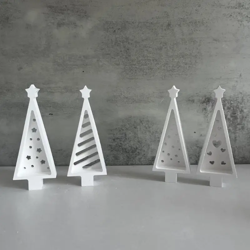  Christmas Tree Silicone Resin Mold Create Customes Photo Frames With Epoxy for Holiday Craft and Table Decoration