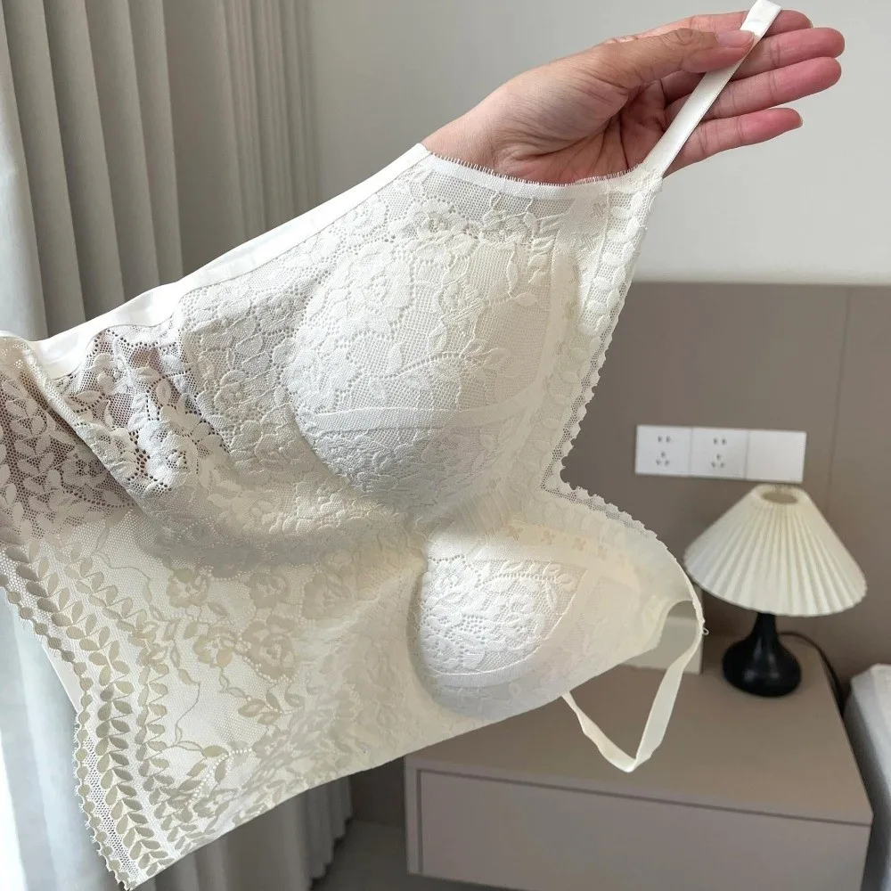 Fashion Built-In Chest Pad Lace Vest Slim Fit Seamless V-Neck Tank Top Beauty Back Women Underwear Women Wear