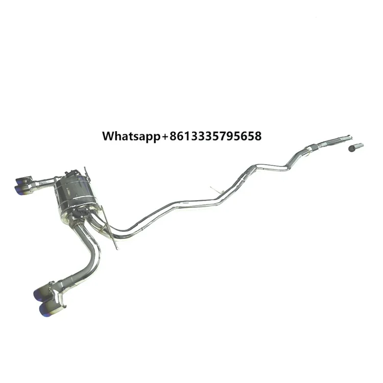 

Customized Design 76mm Stainless Steel Pipe Fitting Exhaust System for F33 428i 2.0T Cars 2013+ Tuning