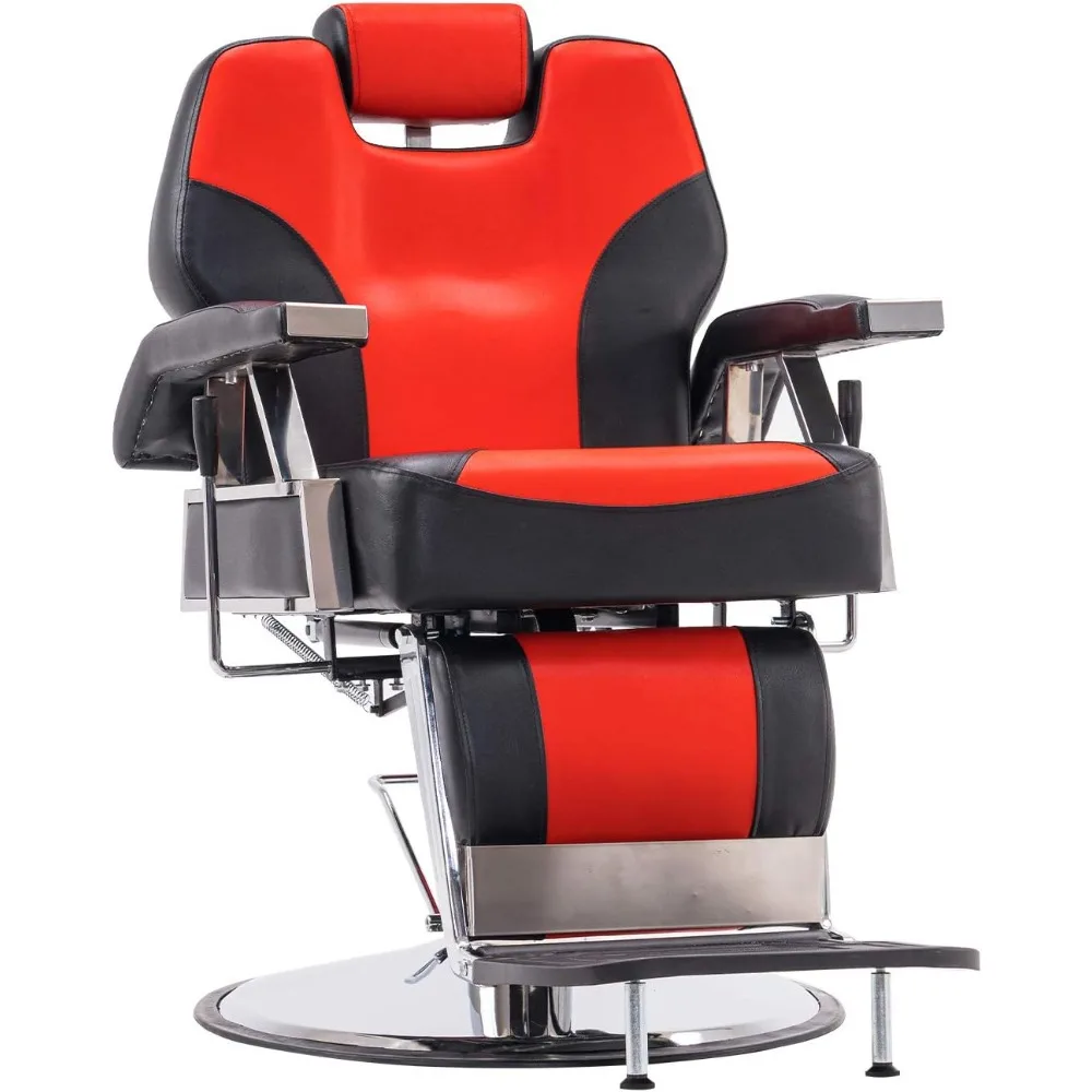 

Heavy Duty Recline Barber Chair All Purpose Hydraulic Salon Chair for Hair Stylist Spa Beauty Shampoo Equipment