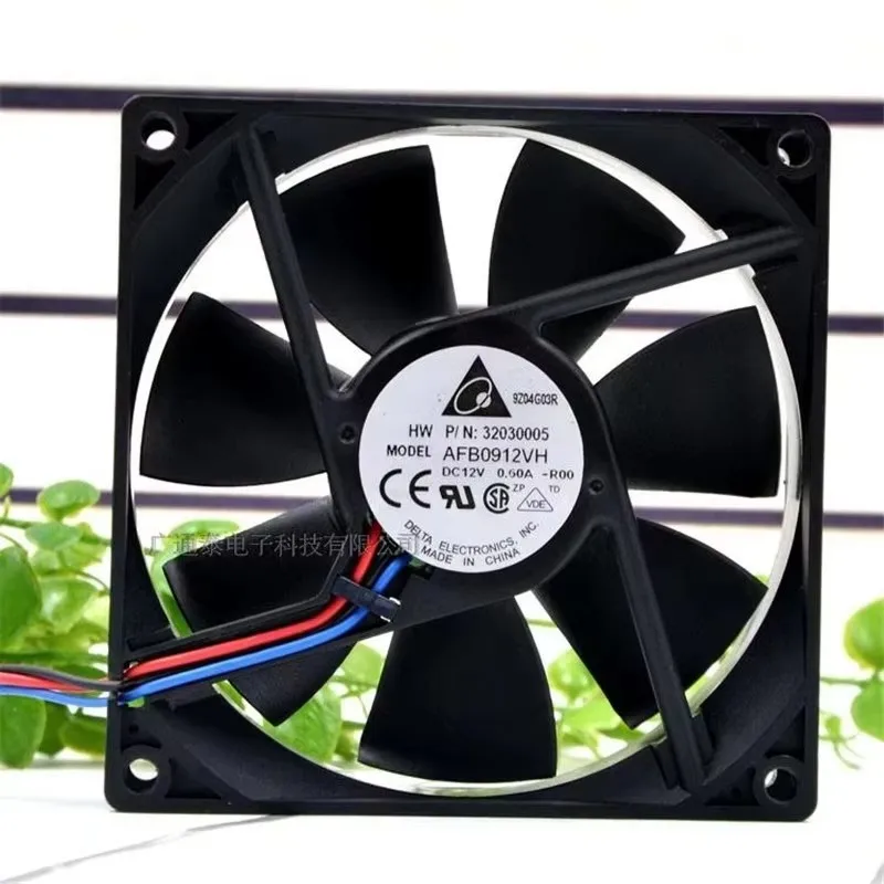 

Original AFB0912VH 90 * 90 * 25MM 9CM 0.6A 12V high air volume power supply chassis cooling fan