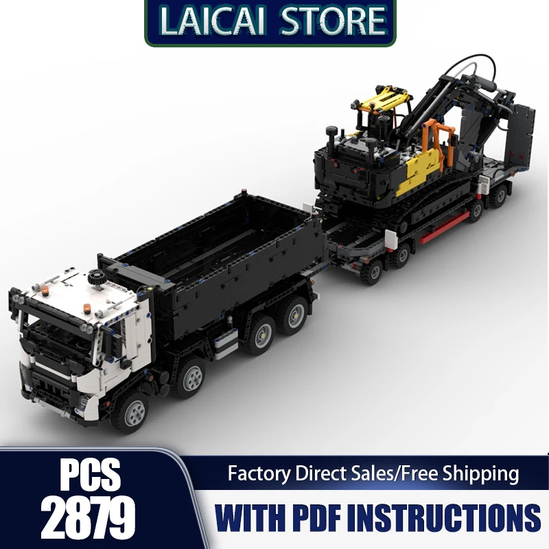 UrbanTruck Model Moc Bouwstenen EC230 Graafmachine Model Technologie Modulaire Blokken Geschenken Speelgoed DIY Montage Verjaardagssets