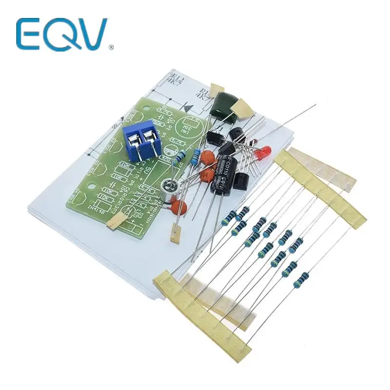 Electronic Acoustic Clap Control Switch DIY Kit Sound Sensor Electronic Circuit DIY Suit Integrated PCB Module