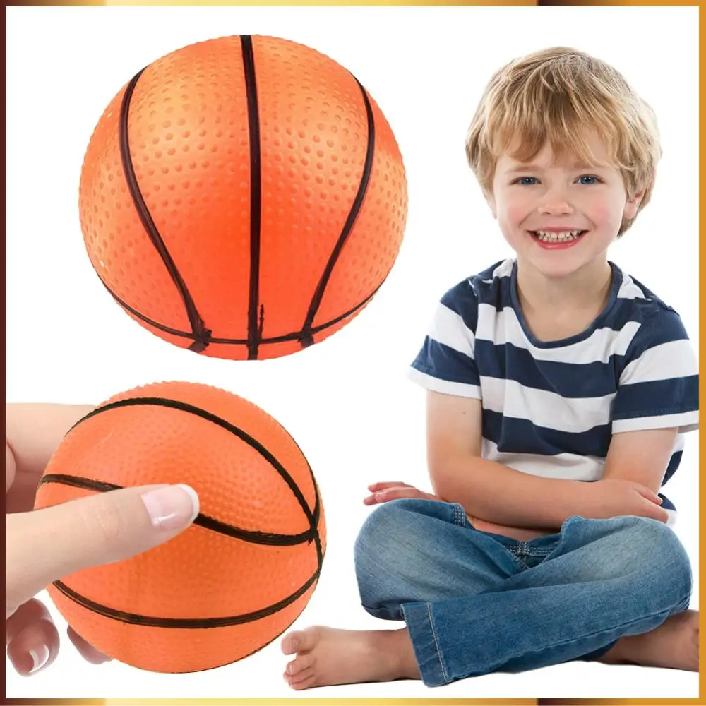 

10Pcs 10cm Inflatable Basketball PVC Mini Orange Basketballs Small Basketballs Inflatable Beach Balls for Parent-Child Games