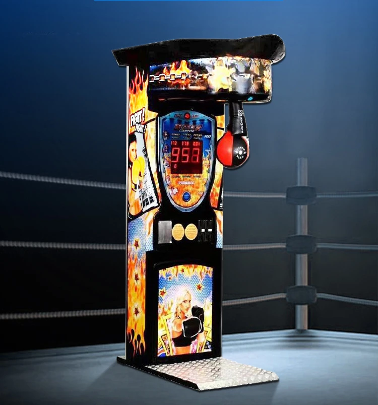 Arcade punching machine, the ultimate outdoor punching boxing game machine