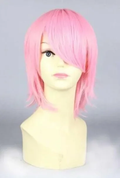 

WIG Hot NEW Fashion Women's Heat Resistant Short Pink BOB Cosplay Hair Full Wigs